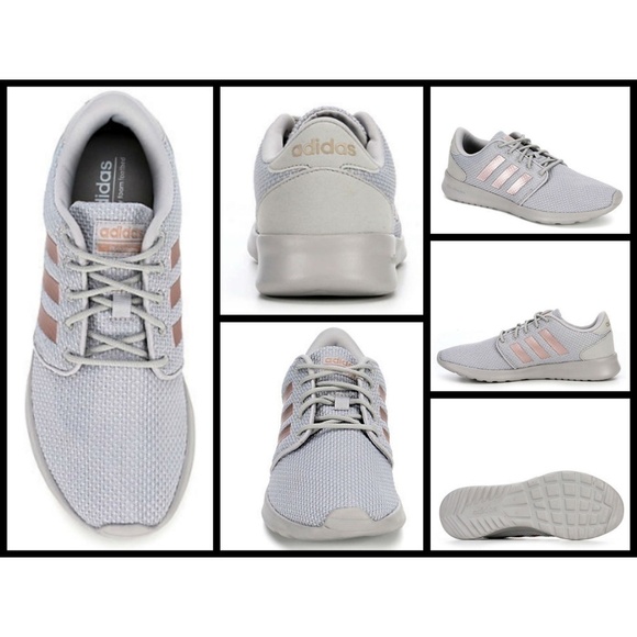 💕ADIDAS💕 Cloadfoam QT Flex 3-Stripes Sneakers Gray 8.5 New in Box (No Lid) - Picture 7 of 8